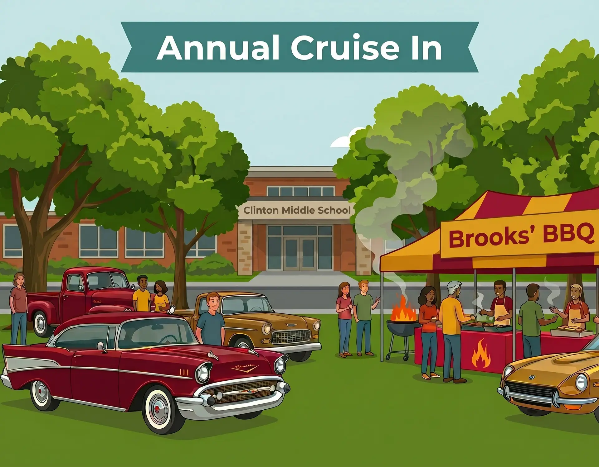 Clinton Fire Dept Annual Cruise In and Brooks’ BBQ